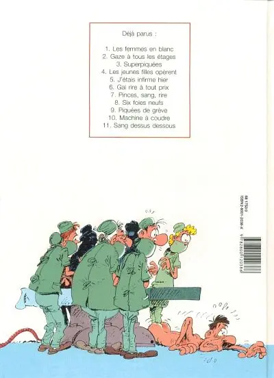 Verso de l'album Les Femmes en Blanc Tome 11 Sang dessus dessous