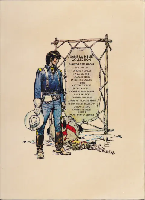 Verso de l'album Blueberry Tome 14 L'homme qui valait 500 000 $
