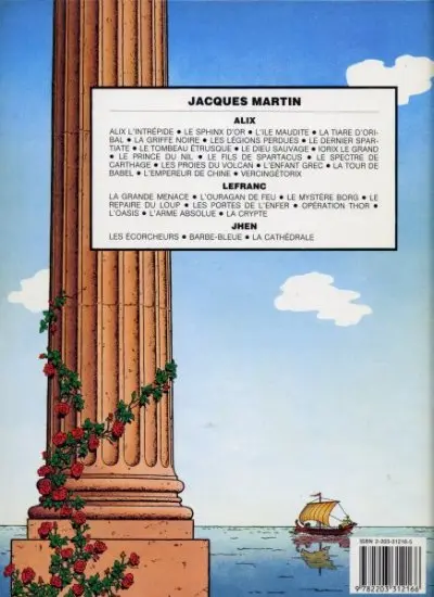 Verso de l'album Alix Tome 16 La tour de Babel