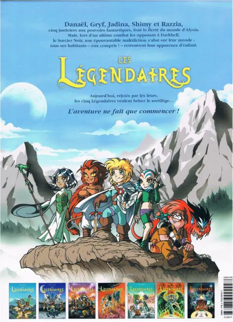 Verso de l'album Les Légendaires Tome 6 Main du futur