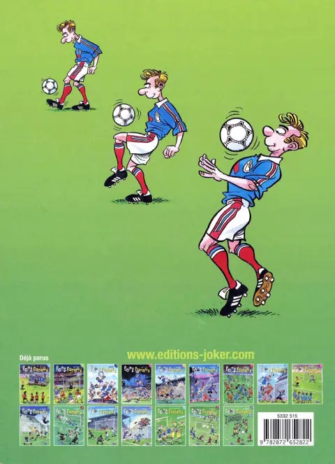 Verso de l'album Les Foot furieux Tome 1