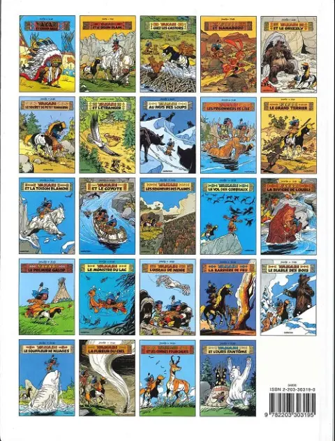 Verso de l'album Yakari Tome 19 La barrière de feu