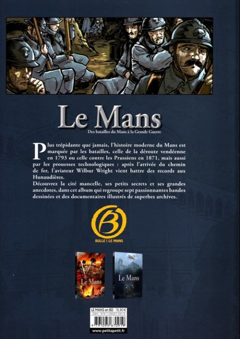 Verso de l'album Le Mans Tome 2 Des batailles du Mans à la Grande Guerre