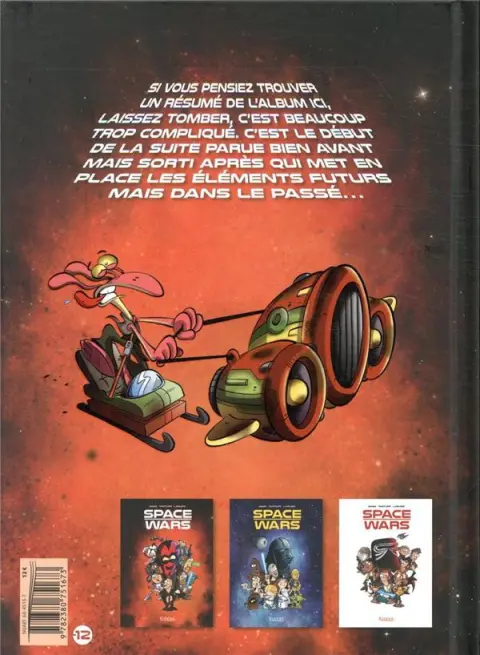Verso de l'album Space Wars 1