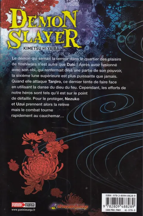 Verso de l'album Demon Slayer - Kimetsu no yaiba 10