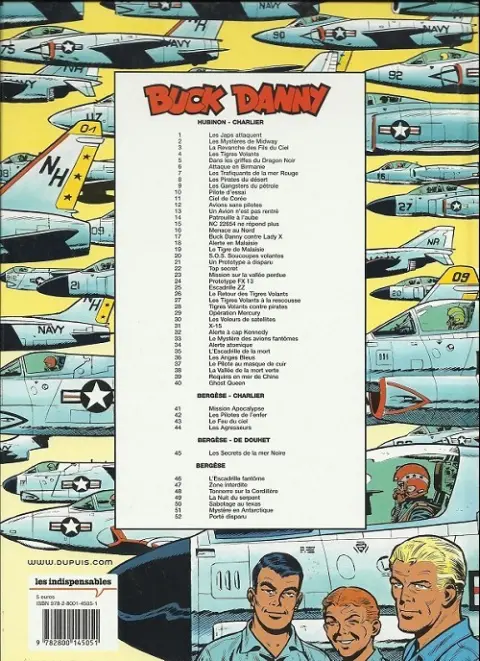 Verso de l'album Buck Danny Tome 45 Les Secrets de la mer Noire