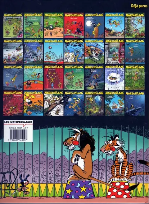 Verso de l'album Marsupilami Tome 16 Tous en piste