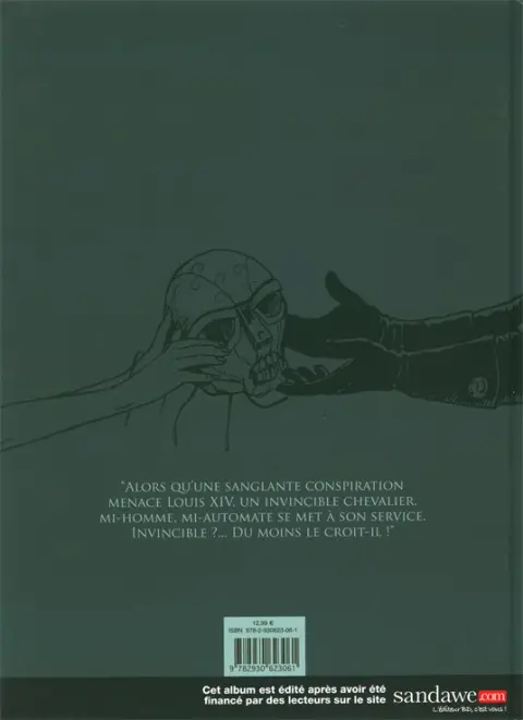 Verso de l'album Le Chevalier mécanique Tome 2 Ombres et démons
