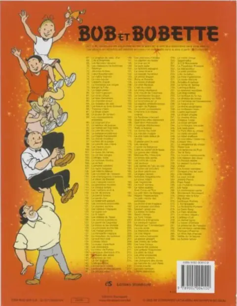 Verso de l'album Bob et Bobette Tome 103 L'attrape-sons