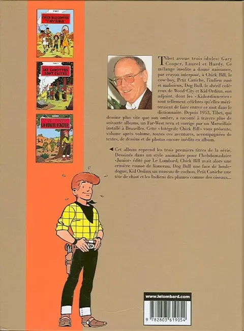 Verso de l'album Chick Bill L'Intégrale 0