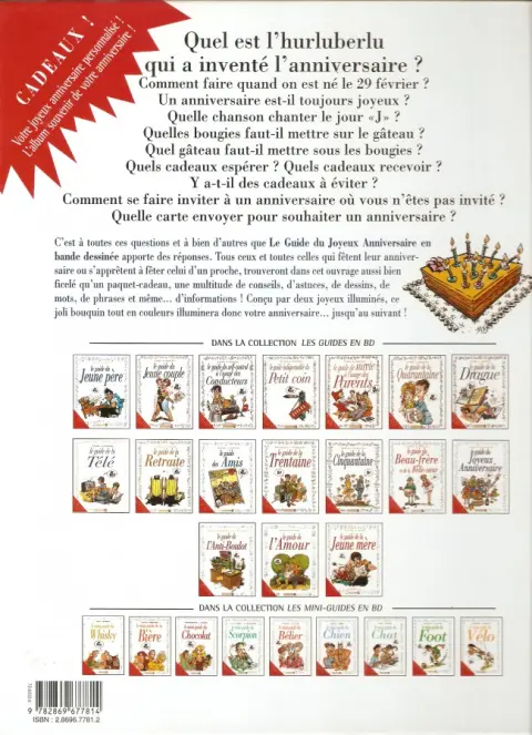 Verso de l'album Le Guide Tome 14 Le guide du joyeux anniversaire