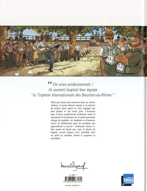 Verso de l'album La partie de Boules