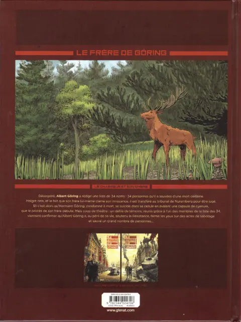 Verso de l'album Le Frère de Göring 2/2 Le chasseur et son ombre