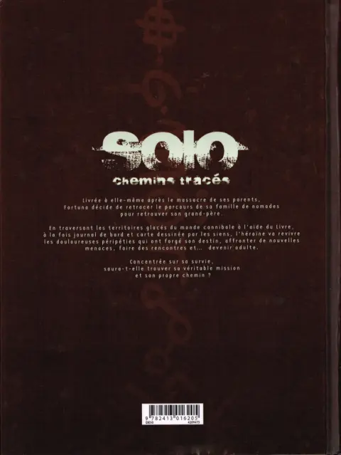 Verso de l'album Solo : Chemins tracés 1 Fortuna