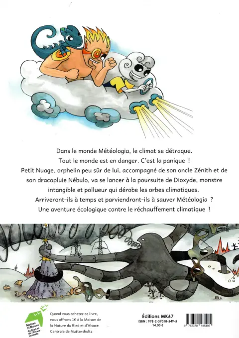 Verso de l'album Météologia SOS Planète en détresse