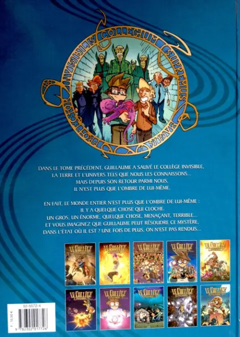 Verso de l'album Le Collège invisible Tome 10 Tyrannum et Mutatis
