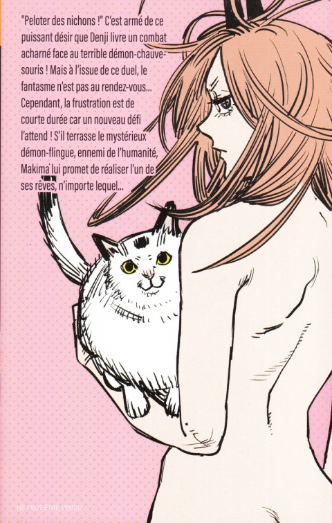 Verso de l'album Chainsaw Man 2