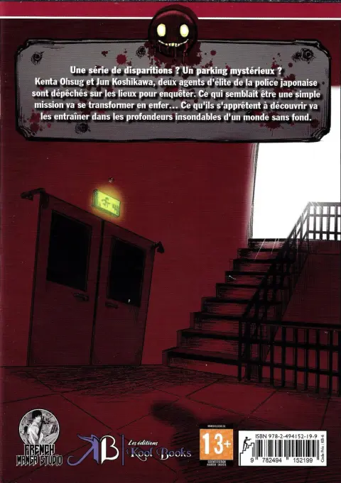 Verso de l'album Sans fond Tome 1