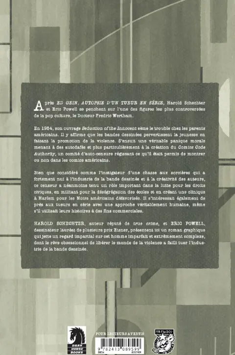 Verso de l'album Dr Wertham