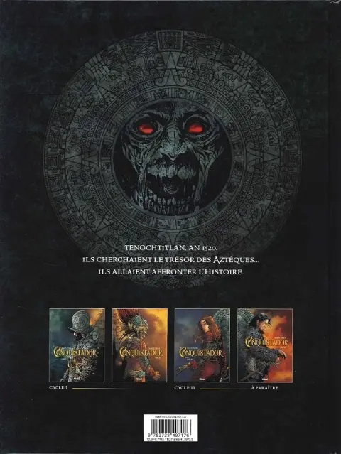 Verso de l'album Conquistador Tome III