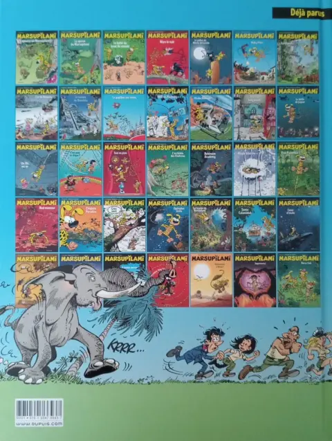 Verso de l'album Marsupilami Tome 18 Robinson Academy