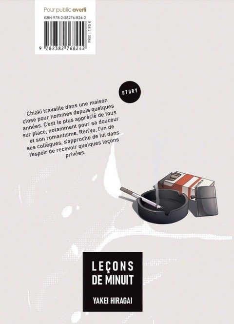 Verso de l'album Leçons de minuit