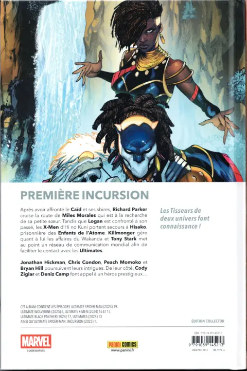 Verso de l'album Ultimate Universe 11