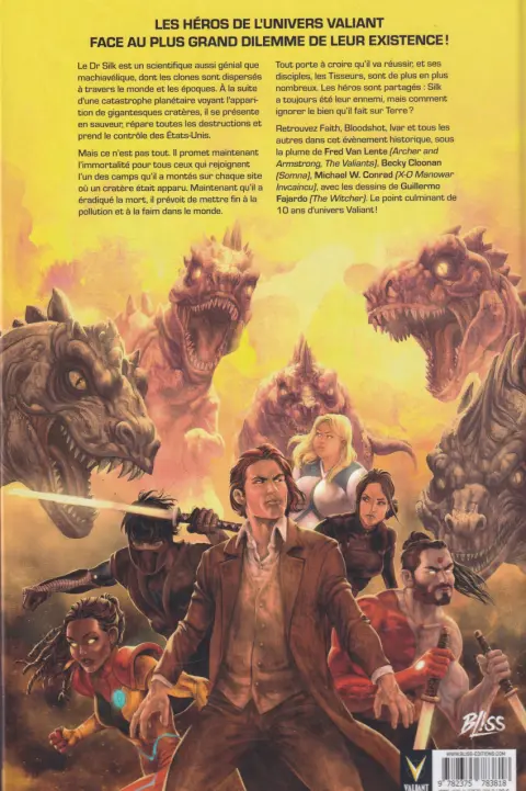 Verso de l'album Valiant : Resurgence 1