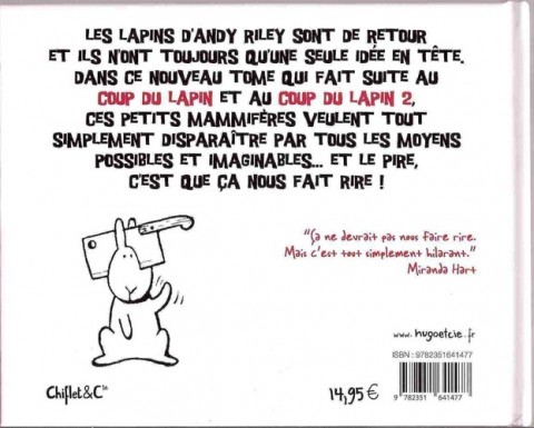 Verso de l'album Le Coup du lapin Tome 3