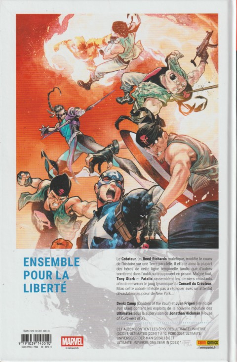 Verso de l'album Ultimates 1 Réparer le monde