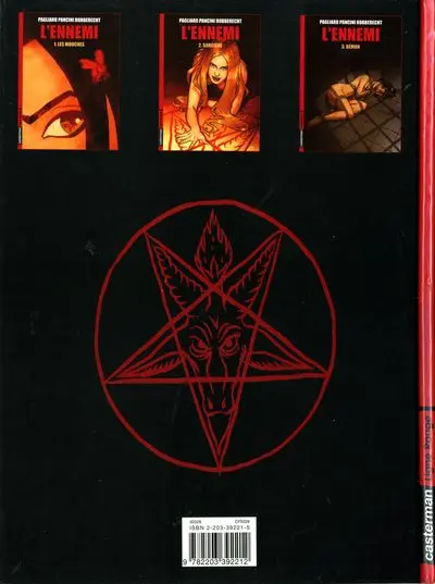 Verso de l'album L'Ennemi Tome 3 Démon