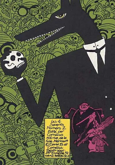 Verso de l'album Les 4 savants Tome 2 La circonvolution de la peur