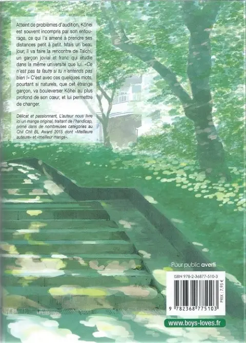 Verso de l'album Hidamari ga kikoeru : Entends-tu le chant du soleil ? 1
