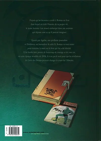 Verso de l'album Le Livre des destins Tome 2 La métamorphose