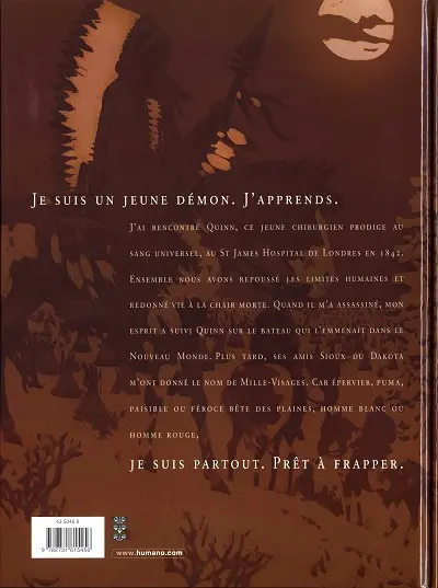 Verso de l'album Mille Visages Tome 2 Celui qui n'est pas né