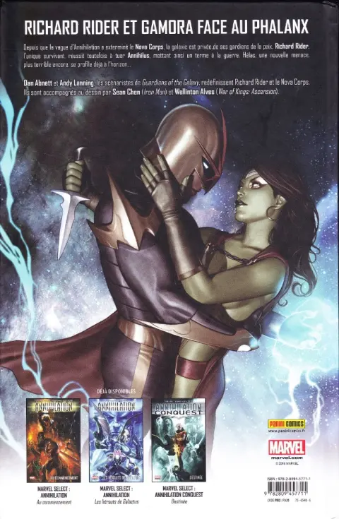 Verso de l'album Nova Tome 1 Annihilation Conquest