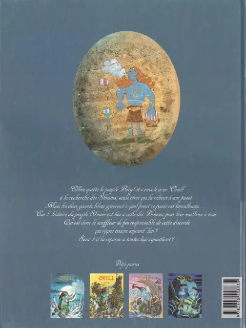 Verso de l'album Orull, le souffleur de nuages Tome 4 Le souffleur de feu