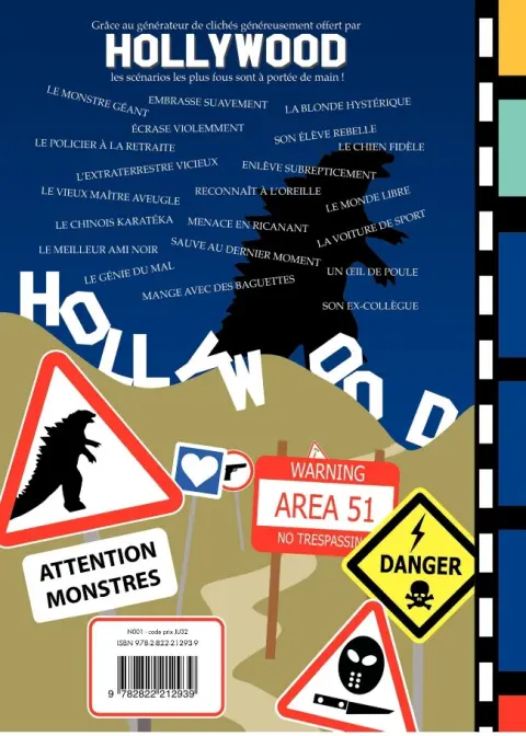 Verso de l'album Petit illustré des gros clichés d'Hollywood Tome 2 Le retour