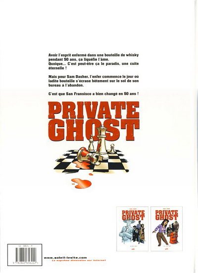 Verso de l'album Private Ghost Tome 2 White Bloody Mary