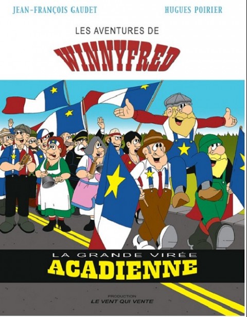Couverture de l'album Le Tour du Québec en BD Tome 6 Les aventures de Winnyfred