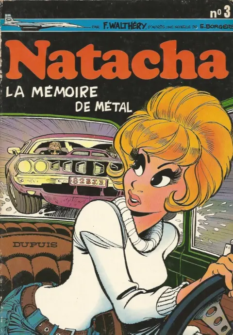 Couverture de l'album Natacha Tome 3 La mémoire de métal