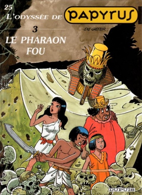 Couverture de l'album Papyrus Tome 25 Le pharaon fou