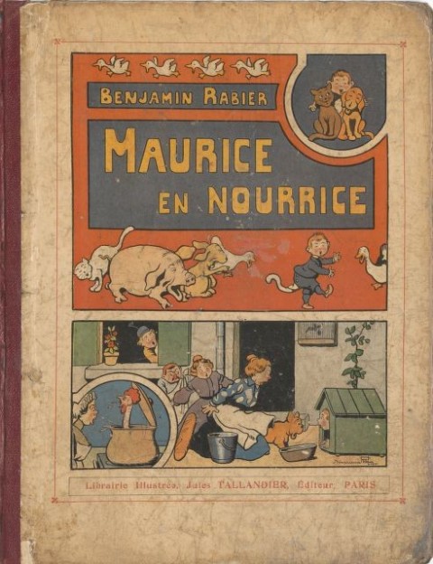 Couverture de l'album Maurice en nourrice