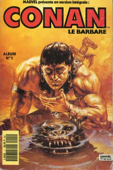 Couverture de l'album Conan le barbare Album N°1 (du n°1 au n°3)
