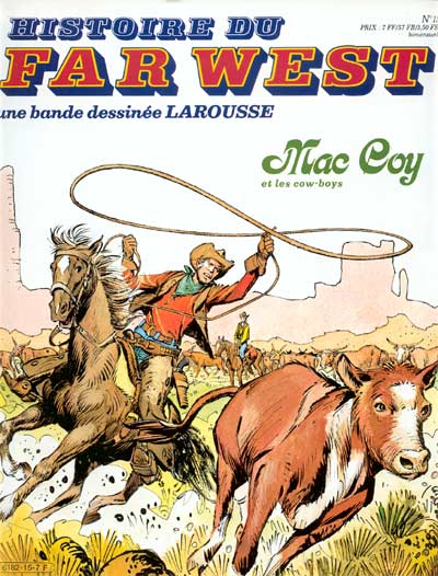 Couverture de l'album Histoire du Far West N° 15 Mac Coy et les cow-boys