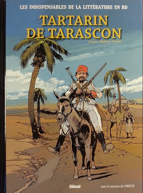Couverture de l'album Les Indispensables de la Littérature en BD Tome 12 Tartarin de Tarascon