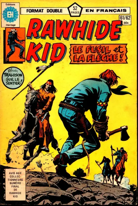 Rawhide Kid N° 61 Le fusil et la flèche