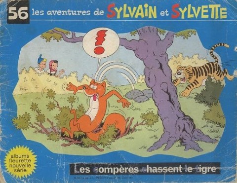 Couverture de l'album Sylvain et Sylvette Tome 56 Les compères chassent le tigre
