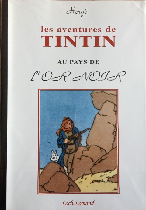 Couverture de l'album Tintin Tintin au pays de l'or noir