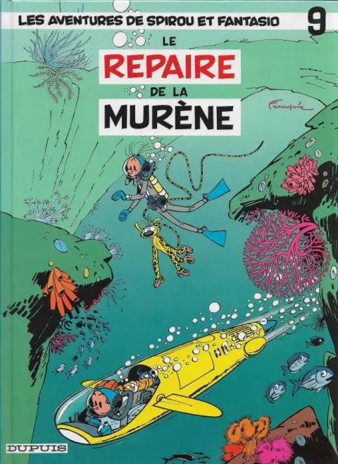 Couverture de l'album Spirou et Fantasio Tome 9 Le repaire de la murène